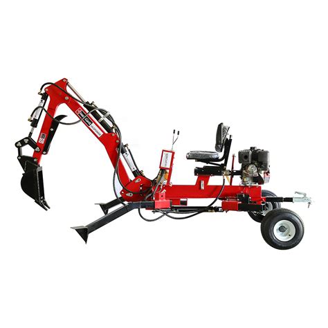 towable mini digger|towable backhoe for trucks.